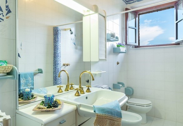Bagno con doccia n.1 – Villa Le Focaie  