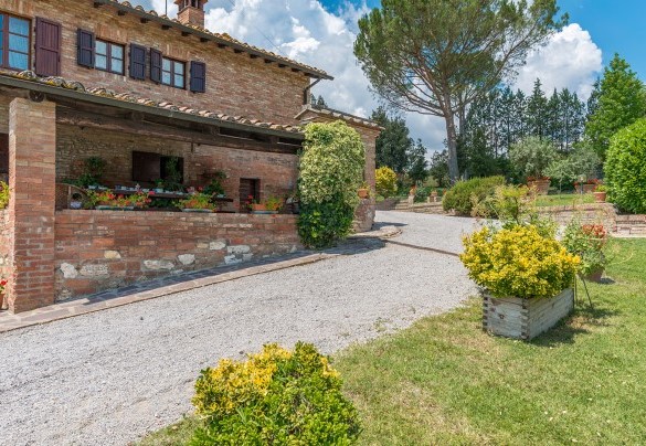 Il viale d'ingresso – Villa Le Focaie 