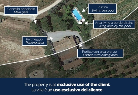 Villa Le Focaie - Property Plan 