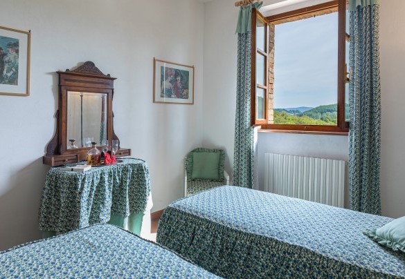 Camera doppia con letti unibili n.3 – Villa Le Focaie 