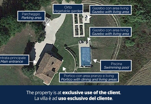 Villa Le Fontane - Property Plan 