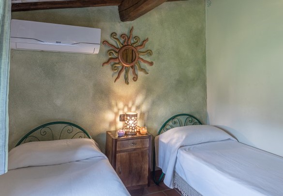 Twin bedroom n.5 in the annex - Villa Le Logge 