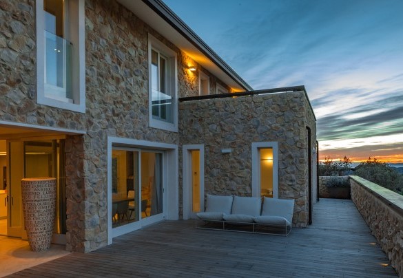 La spettacolare villa illuminata al tramonto - Villa Le Mandrie 