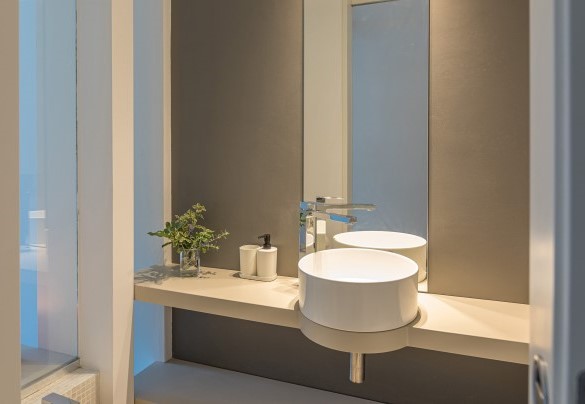 Bagno en suite con doccia al piano terra - Villa Le Mandrie