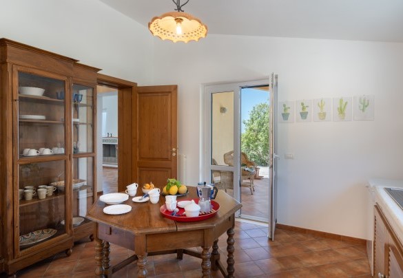 La cucina nell’unità 2 – Villa Le Sorbe