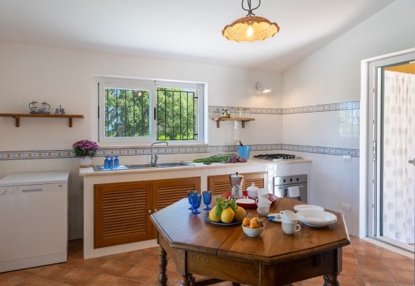 La cucina nell’unità 2 – Villa Le Sorbe