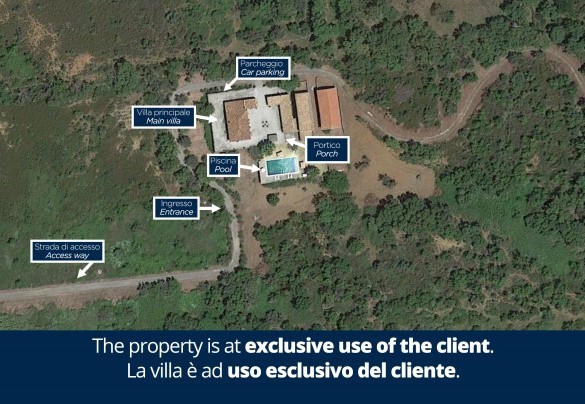 Villa Le Sorbe - Property Plan