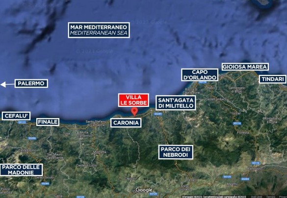 Villa Le Sorbe - Map