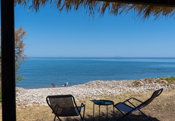 The beach – Villa Le Sorbe