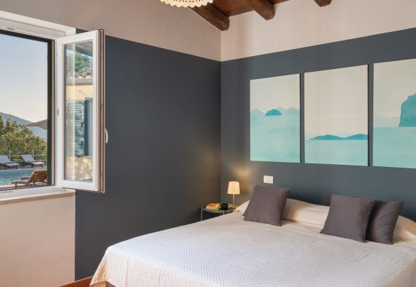 The double bedroom n.3 in unit 1 – Villa Le Sorbe