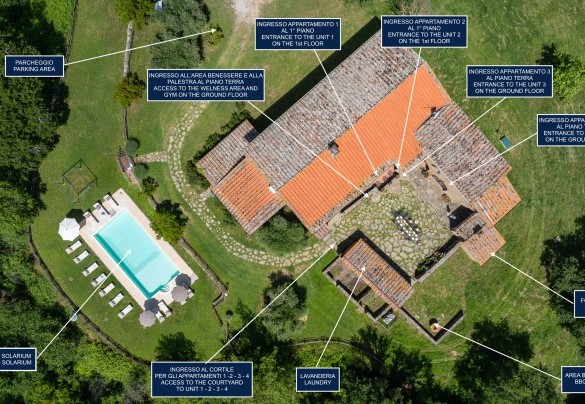 Villa Le Tornaie - Property Plan