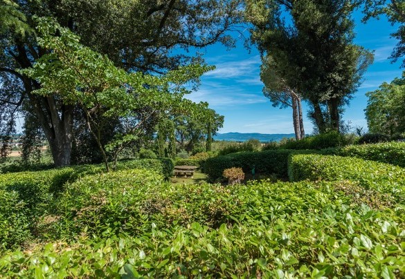 The property is situated on the gentle hills near Lake Trasimeno - Villa Lemura 