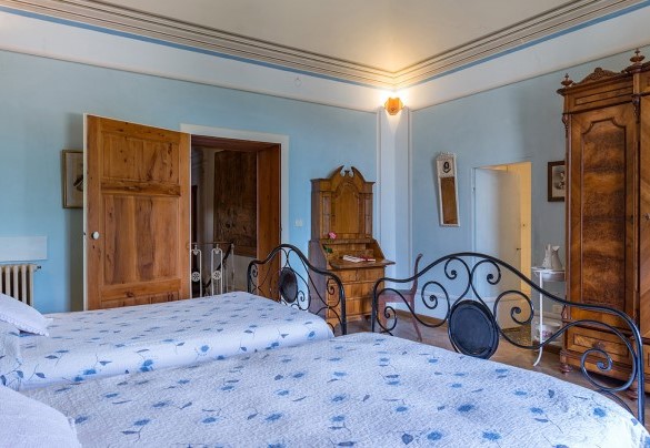 Twin bedroom, with beds 1,20 m wide, on the first floor - Villa Lemura 