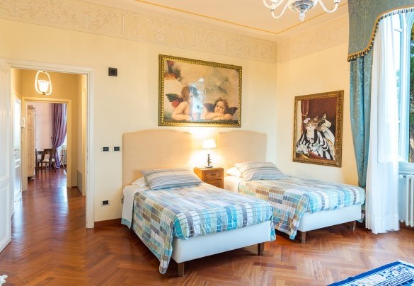 Camera doppia (con letti unibili) della suite al primo piano – Villa Leonardo