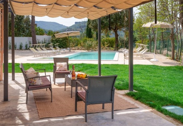La pergola con zona relax - Villa Lia
