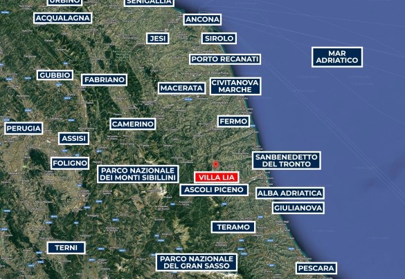 Villa Lia - Mappa