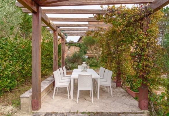 Il gazebo panoramico in legno  - Villa Lia