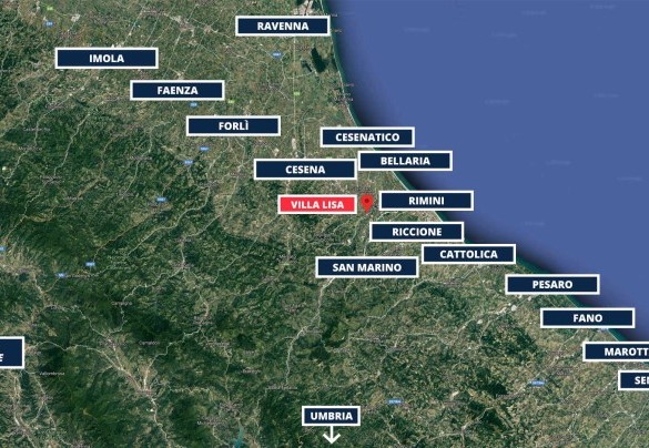 Villa Lisa - Mappa