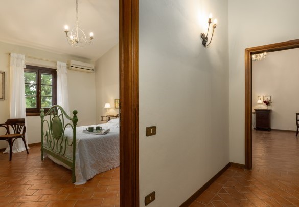 The hallway on the first floor – Villa Loredana