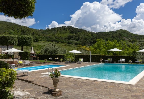 In the pool area there are two pools – Villa Loredana