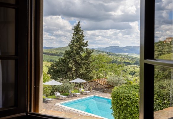 A view from a window on the first floor  – Villa Loredana