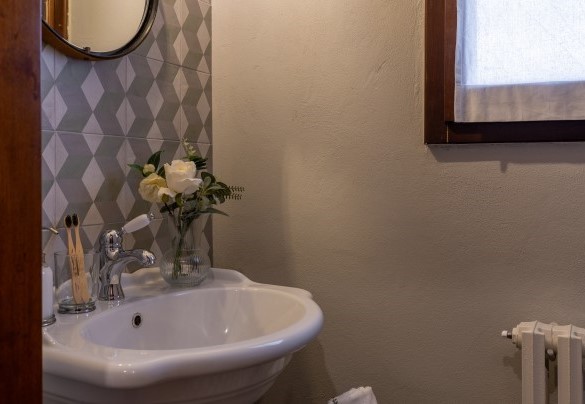 The guest bathroom on the ground floor  – Villa Loredana