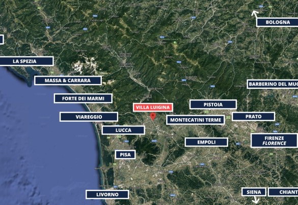 Villa Luigina - Maps