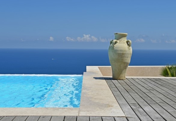Dettaglio piscina – Villa Luna