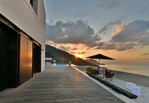 Il Tramonto dal terrazzo – Villa Luna