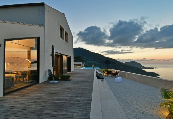 Tramonto dal terrazzo – Villa Luna