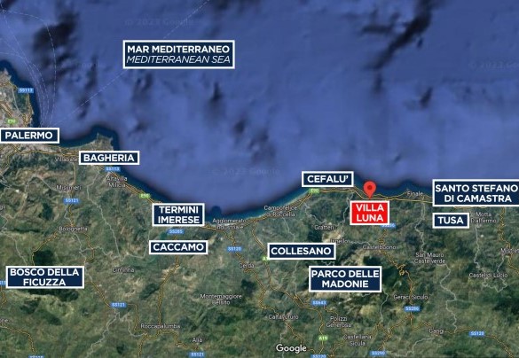 Villa Luna - Mappa