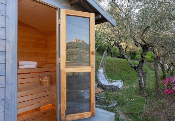 Outdoor sauna - Villa Lunezia