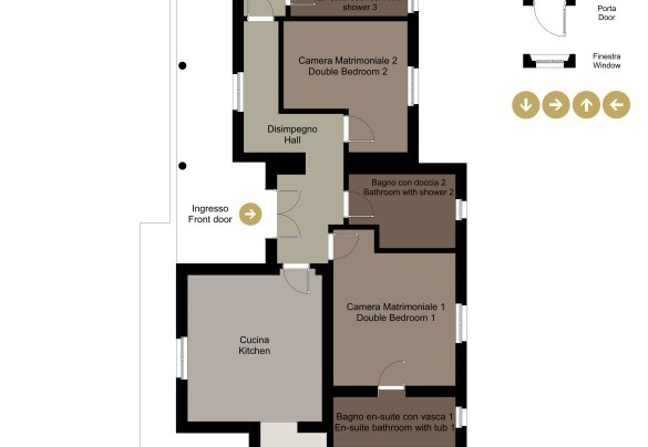 Ground Floor - Villa Lunezia