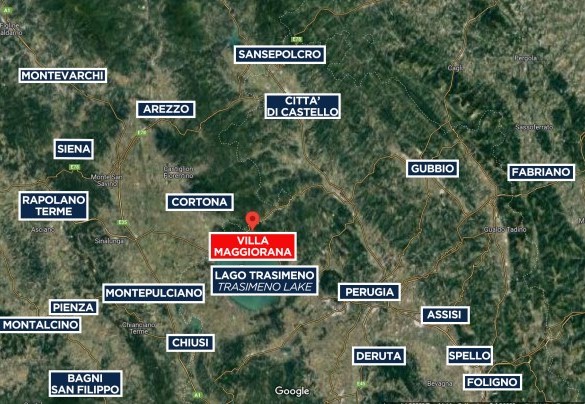 Villa Maggiorana - Map