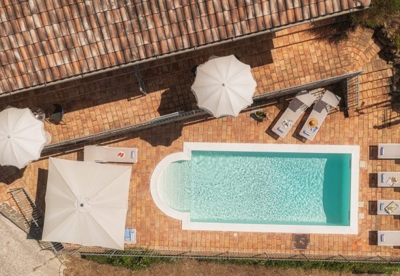 Panoramic view of the pool - Villa Maggiorana
