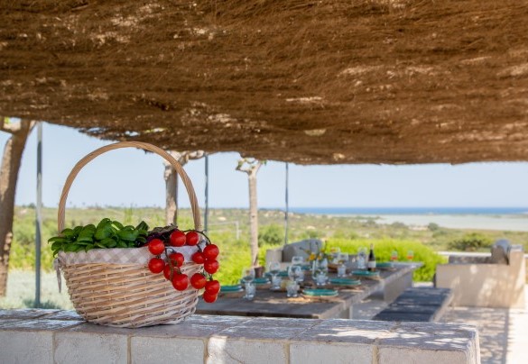 Zona pranzo all’esterno – Villa Majoli
