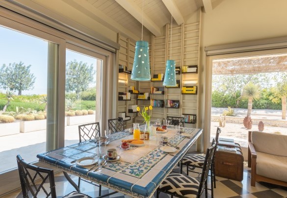 La sala da pranzo informale – Villa Majoli