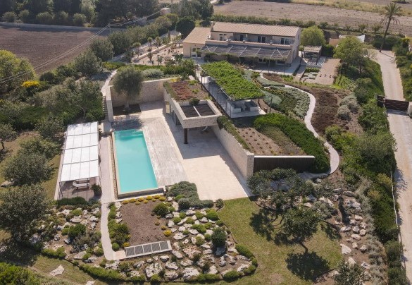 Veduta aerea – Villa Majoli