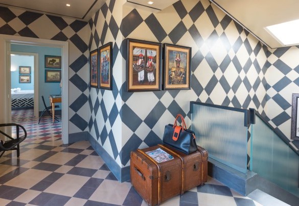 Il pianerottolo al primo piano – Villa Majoli