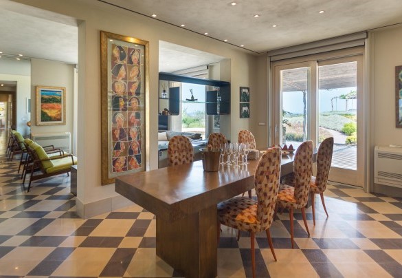 La sala da pranzo formale – Villa Majoli