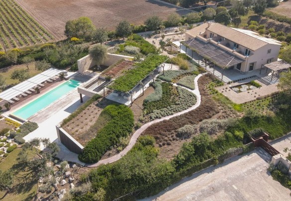Veduta aerea – Villa Majoli