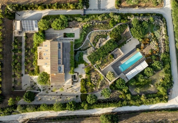 Veduta aerea della proprietà - Villa Majoli