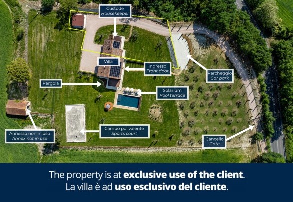 Property plan - Villa Mamon 