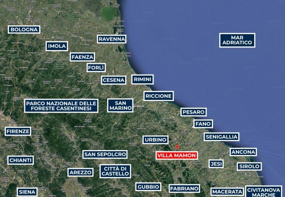 Map - Villa Mamon 