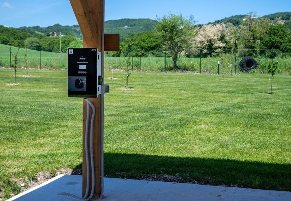 Electric car charging station – Villa Mamon
