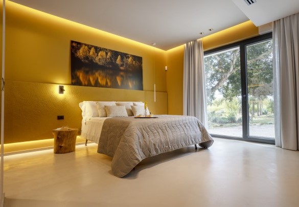 Double bedroom n.2 with ensuite bathroom n.2 with shower on the ground floor - Villa Maria Paradiso