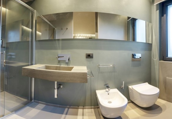 Bathroom with shower n.6, ensuite to bedroom n.5 on first floor - Villa Maria Paradiso