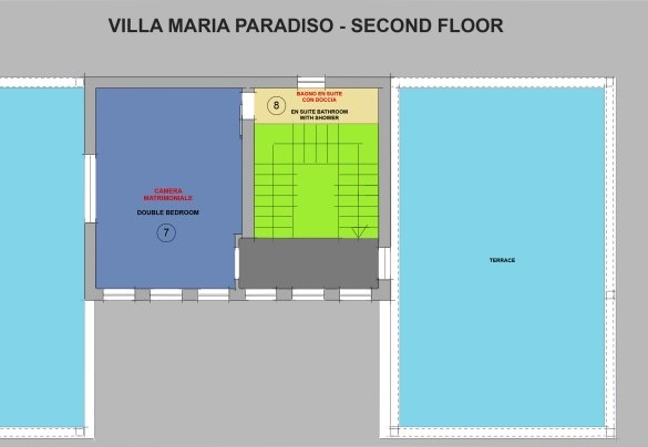 Villa Maria Paradiso - Second Floor