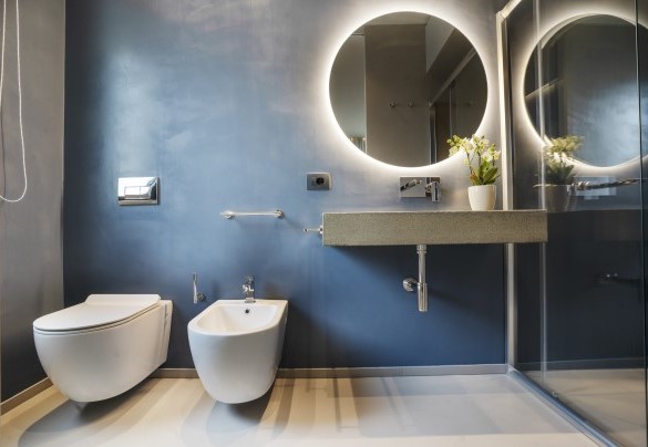 Bathroom with shower n.1, ensuite to bedroom n.1 on the ground floor - Villa Maria Paradiso