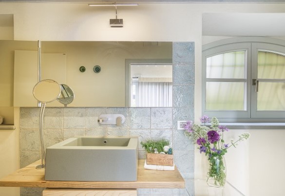 Bagno n. 5 con doccia en-suite con camera 5 - Villa Metelliano